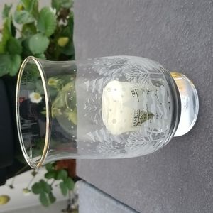 Yankee Candle Votive Candle Holder used cond. w/Winter Wonderland Candle